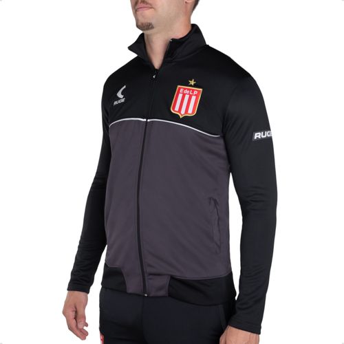 Campera Ruge Tiempo Libre Estudiantes de la Plata 24 NEGRO